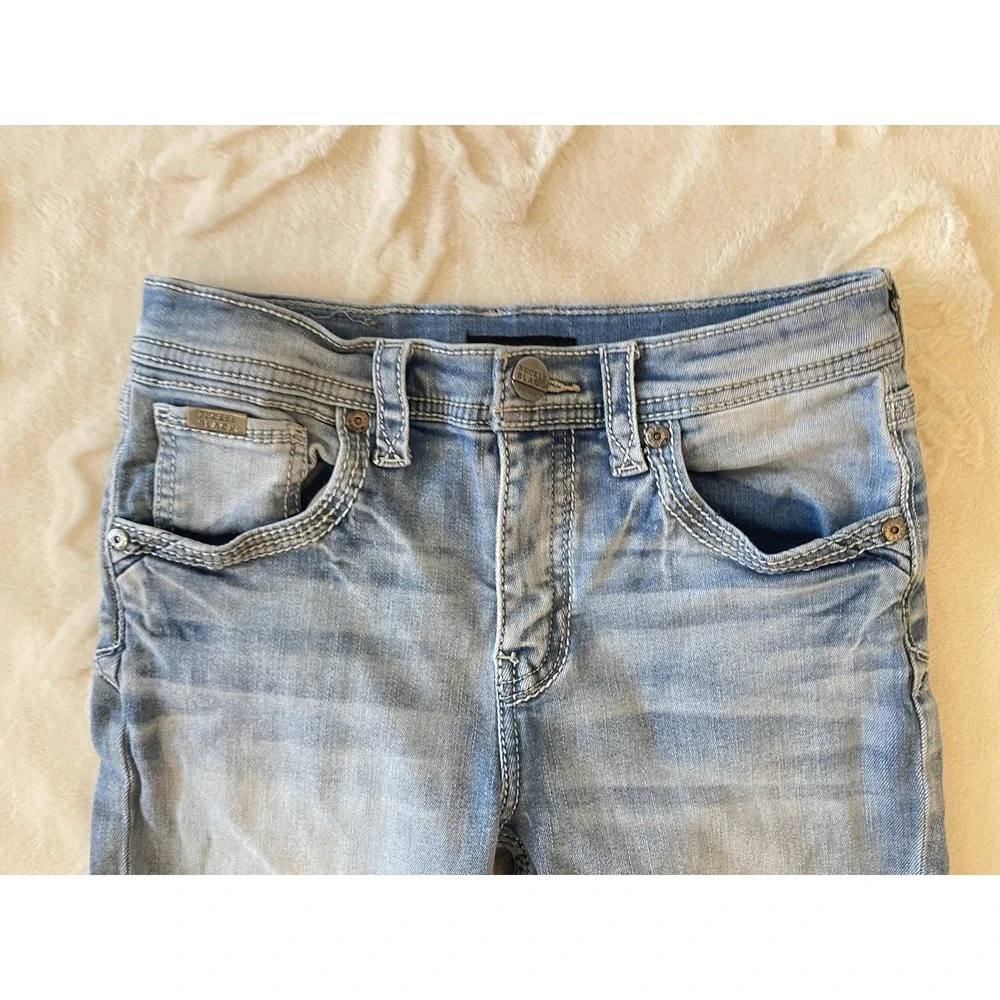 Buckle Black Fit No. 109 Bootcut Jeans Medium Blue Kids Size 14